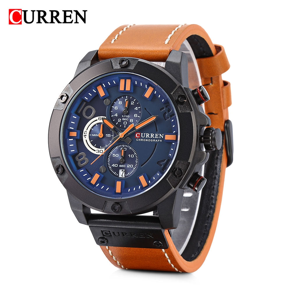 Curren 8285 Six-pin Water-resistance Sports Quartz Watch