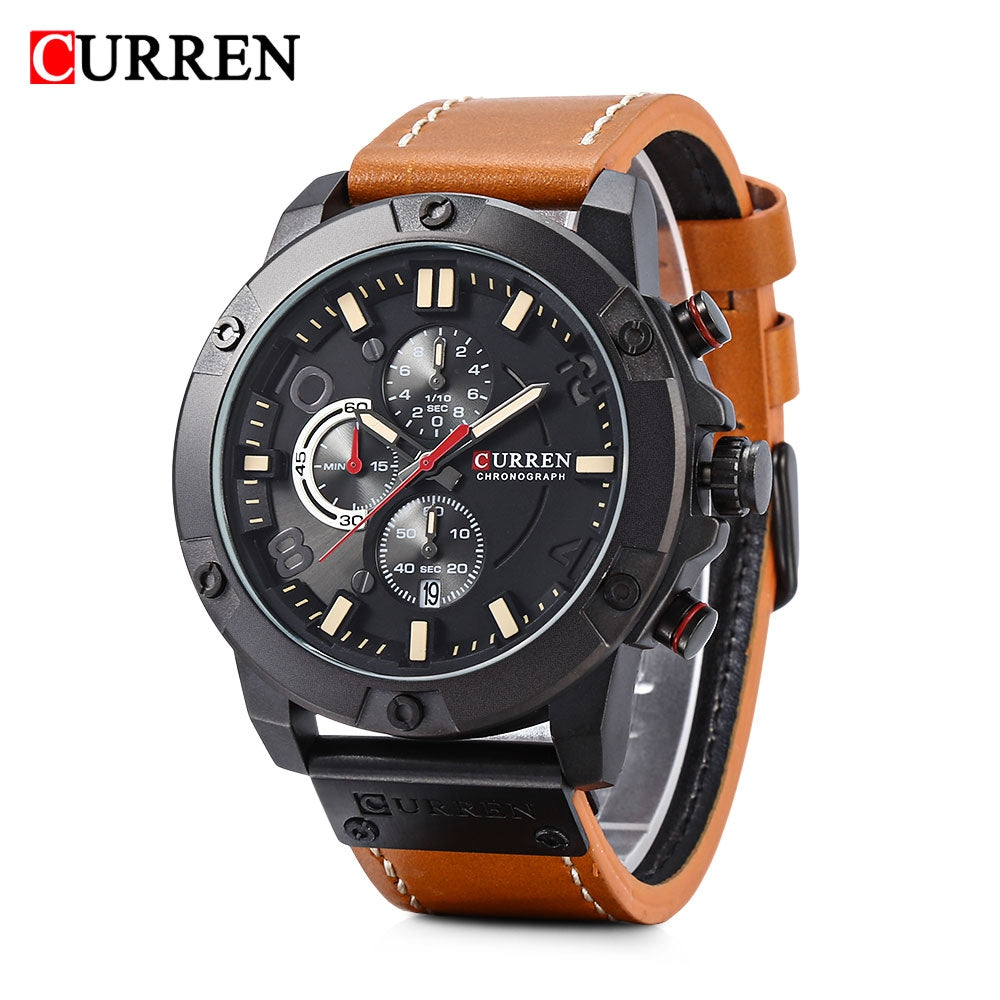 Curren 8285 Six-pin Water-resistance Sports Quartz Watch