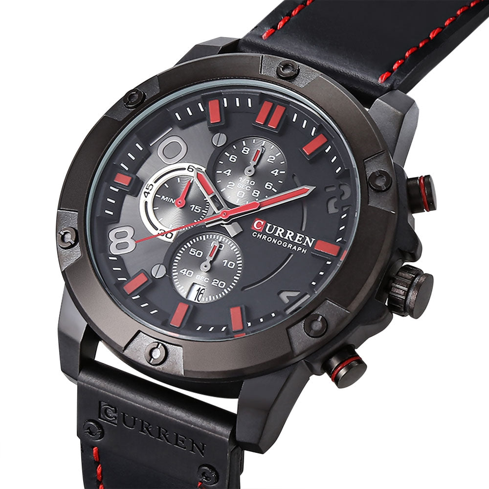 Curren 8285 Six-pin Water-resistance Sports Quartz Watch