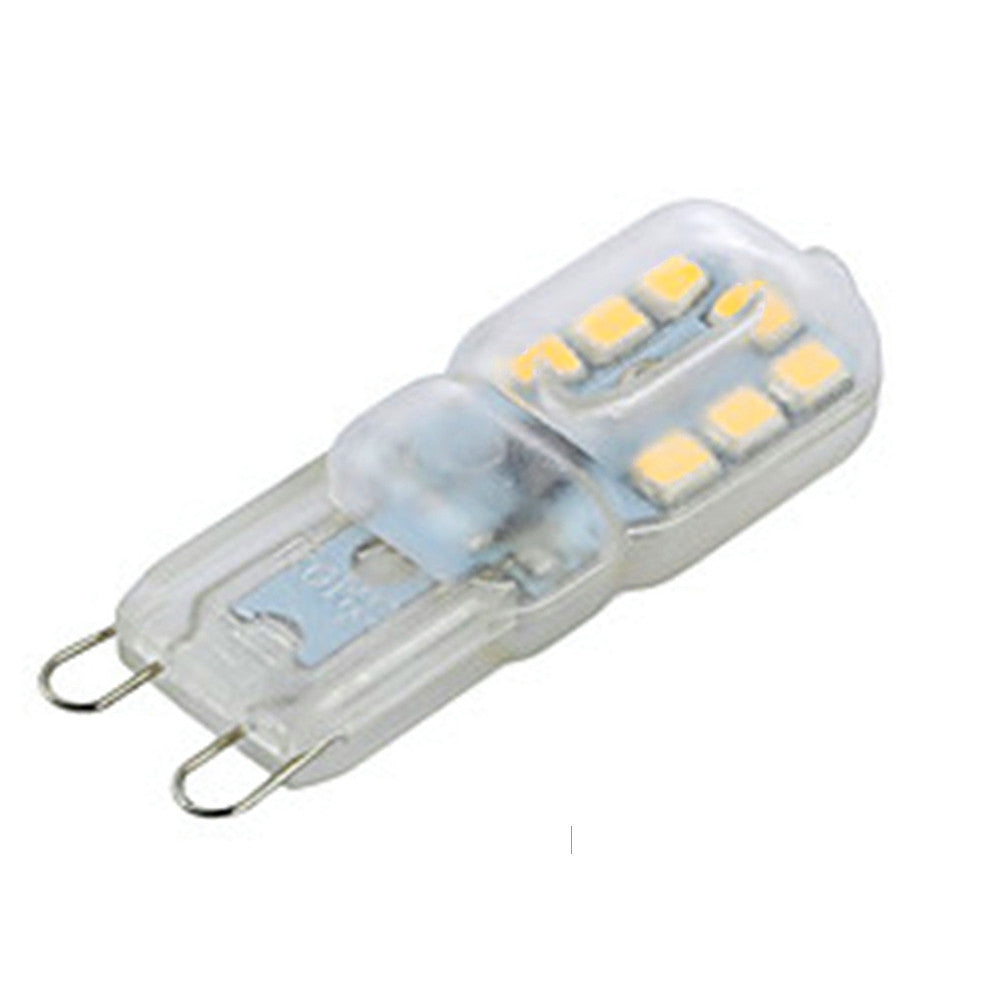 10PCS YWXLight G9 14-LED Electrodeless Dimming LED Lamp Bulb Transparent Cover Light AC 220V