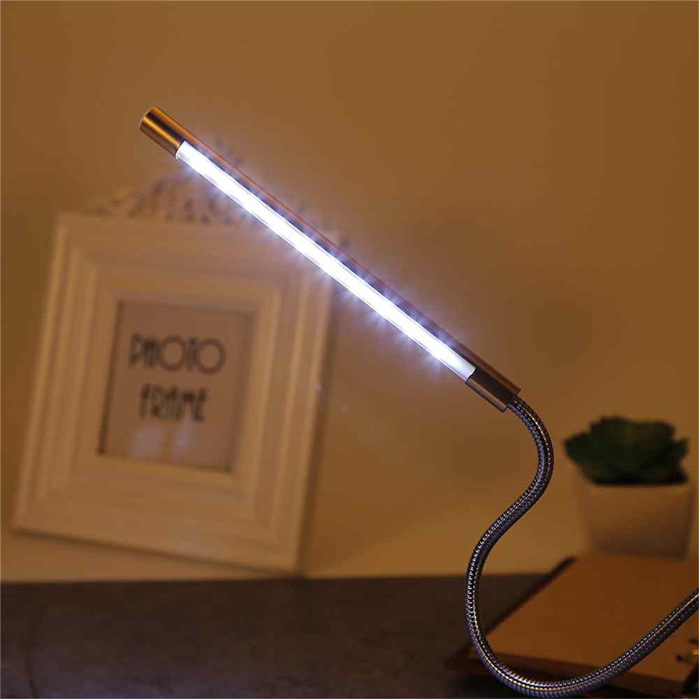 1PCS YWXLight LED Metal Flexible USB Light Eye Protect Night Lamp Touch Switch USB DC 5V