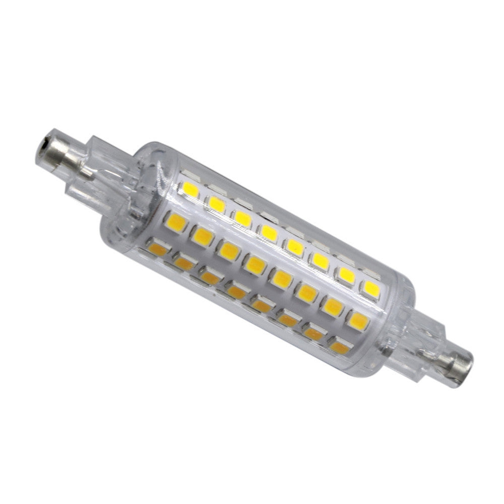 1PCS YWXLight R7S 78mm 2835SMD 64-LED LED Horizontal Plug Lamp AC 110-130V