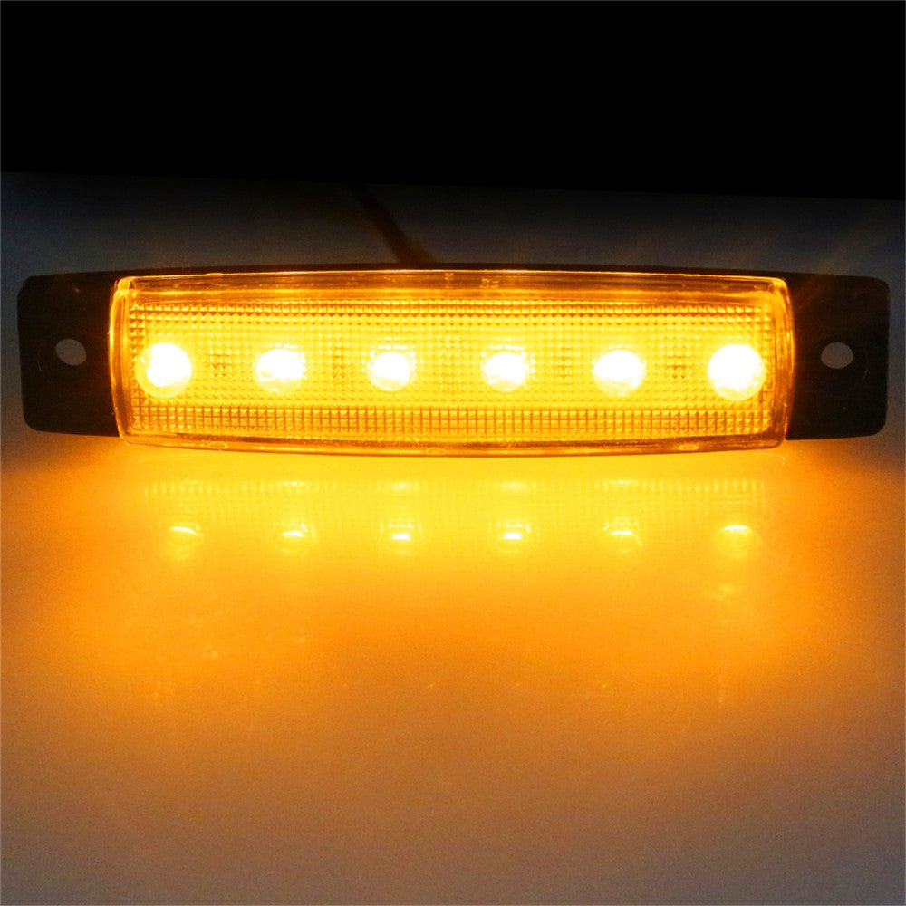 10PCS YWXLight LED Truck Bus Trailer Side Marker Indicators Light Tail Taillight Brake Stop Lamp...
