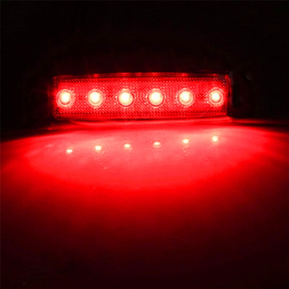 10PCS YWXLight LED Truck Bus Trailer Side Marker Indicators Light Tail Taillight Brake Stop Lamp...