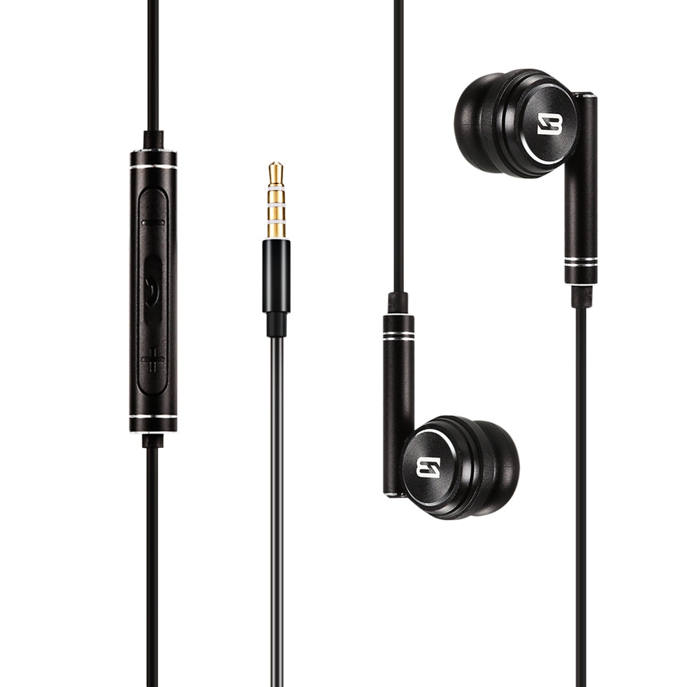 BYZ BS - SM552 In-ear Stereo Headphone 1.2m Cable Noise-isolating Earbud with Microphone