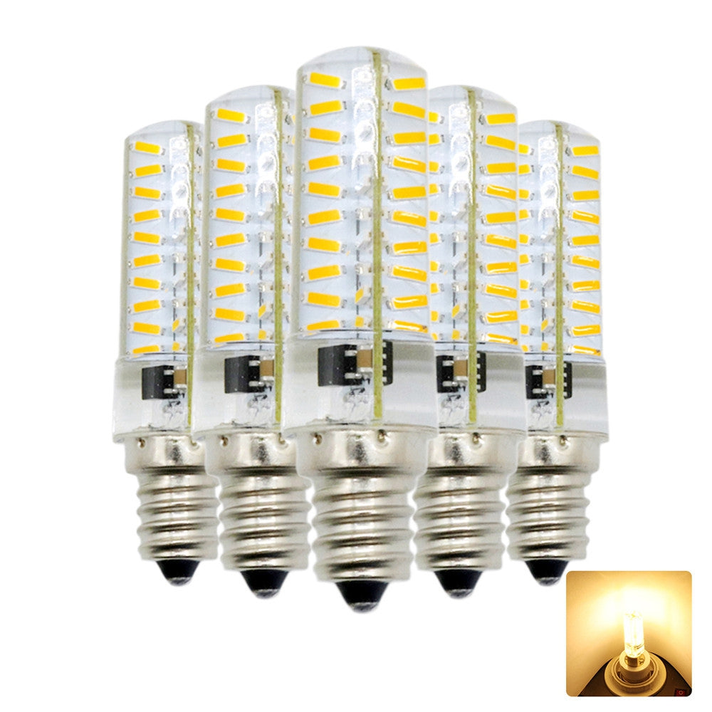 5PCS YWXLight 4W E12 Mini Candelabra Indoor Decorative Lighting AC 100 - 130V