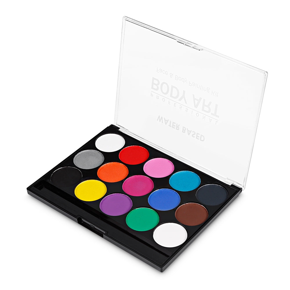 15 Color Body Painting Kit Glitter Eye Shadow Makeup Palette