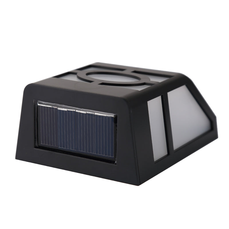 1PCS Polycrystalline silicon solar light-operated Super Bright Wall Mount Outdoor Garden Lamp