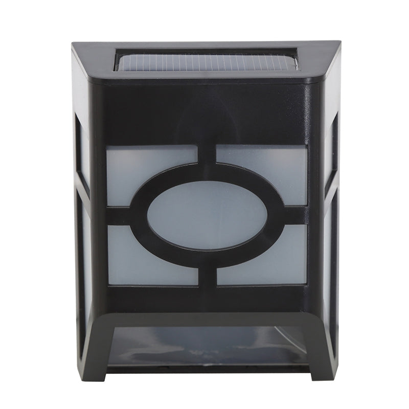 1PCS Polycrystalline silicon solar light-operated Super Bright Wall Mount Outdoor Garden Lamp