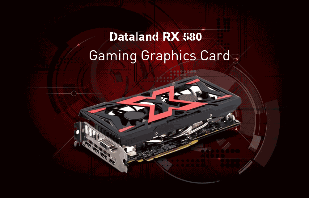 Dataland RX 580 Gaming Graphics Card 8000MHz / 8GB / 256bit / GDDR5