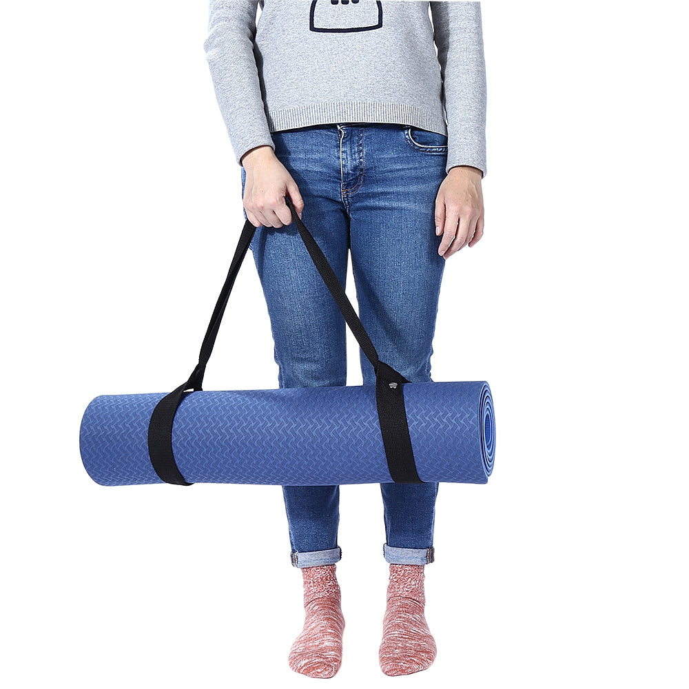 Adjustable Cotton Yoga Mat Carrying Belt Stretch Strap