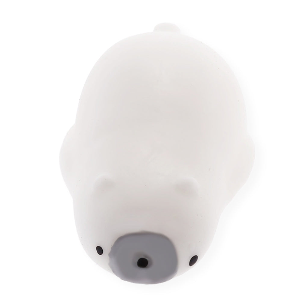 Cute Cartoon Polar Bear TPR Squishy Toy Funny Stress Reliever Relaxation Gift