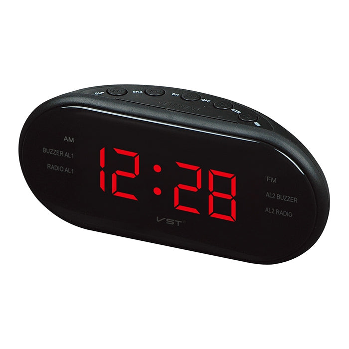 Digital LED Alarm Clock with FM / AM Radio Function for Home Office