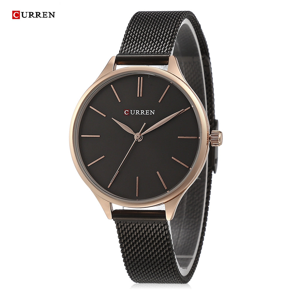 CURREN 9024A Female Quartz Casual Ultra-thin Wristwatch