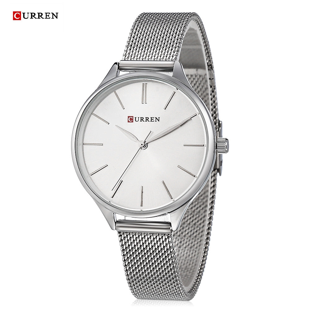 CURREN 9024A Female Quartz Casual Ultra-thin Wristwatch