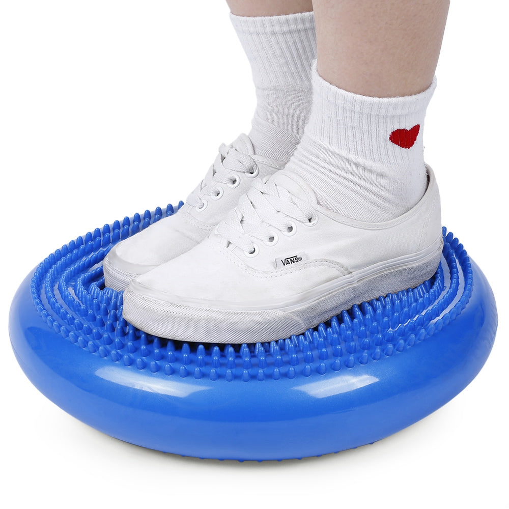Durable Universal Inflatable Yoga Wobble Stability Balance Disc Massage Cushion Mat