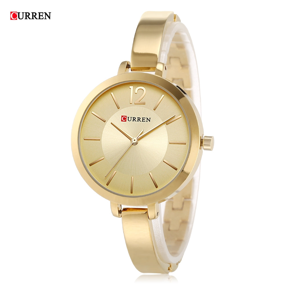 CURREN 9012 Female Quartz Casual Wristwatch for Women