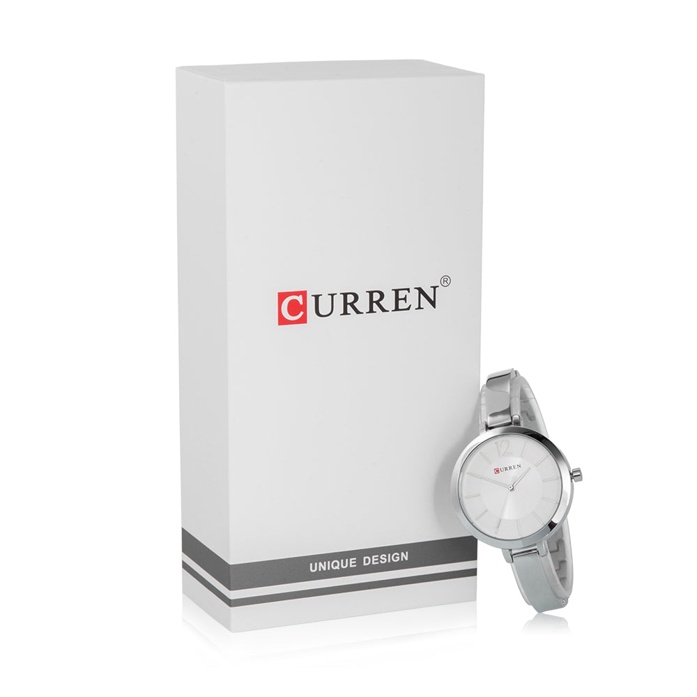 CURREN 9012 Female Quartz Casual Wristwatch for Women