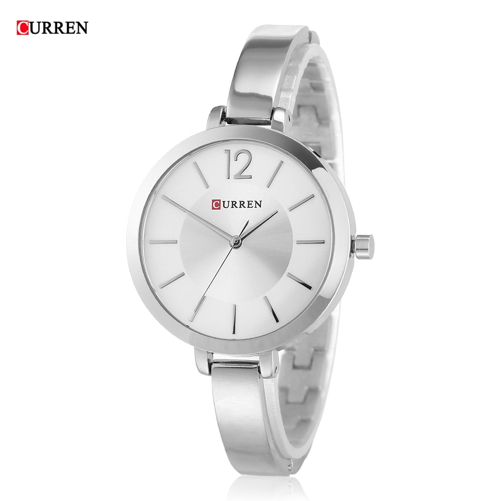 CURREN 9012 Female Quartz Casual Wristwatch for Women