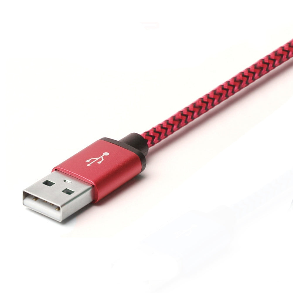 1m Nylon Braided Micro USB Data Sync Charging Cable (2A Fast Charge)