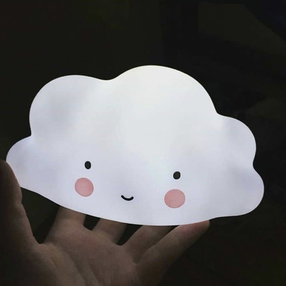 Cloud Smile Face LED Night Light Baby Bedroom Decor Lamps Sleeping Lighting Children Gifts Toys