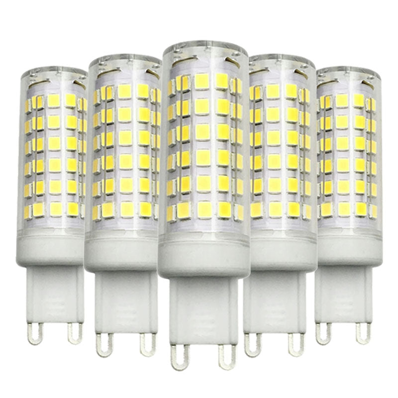 5PCS Ywxlight Dimmable G9 9W 76LED 2835SMD Led Ceramics Lamp AC 200 - 240V