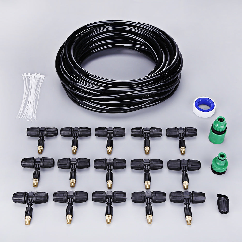 Adjustable Lock Copper Micro Nozzle Sprinkler System Kit