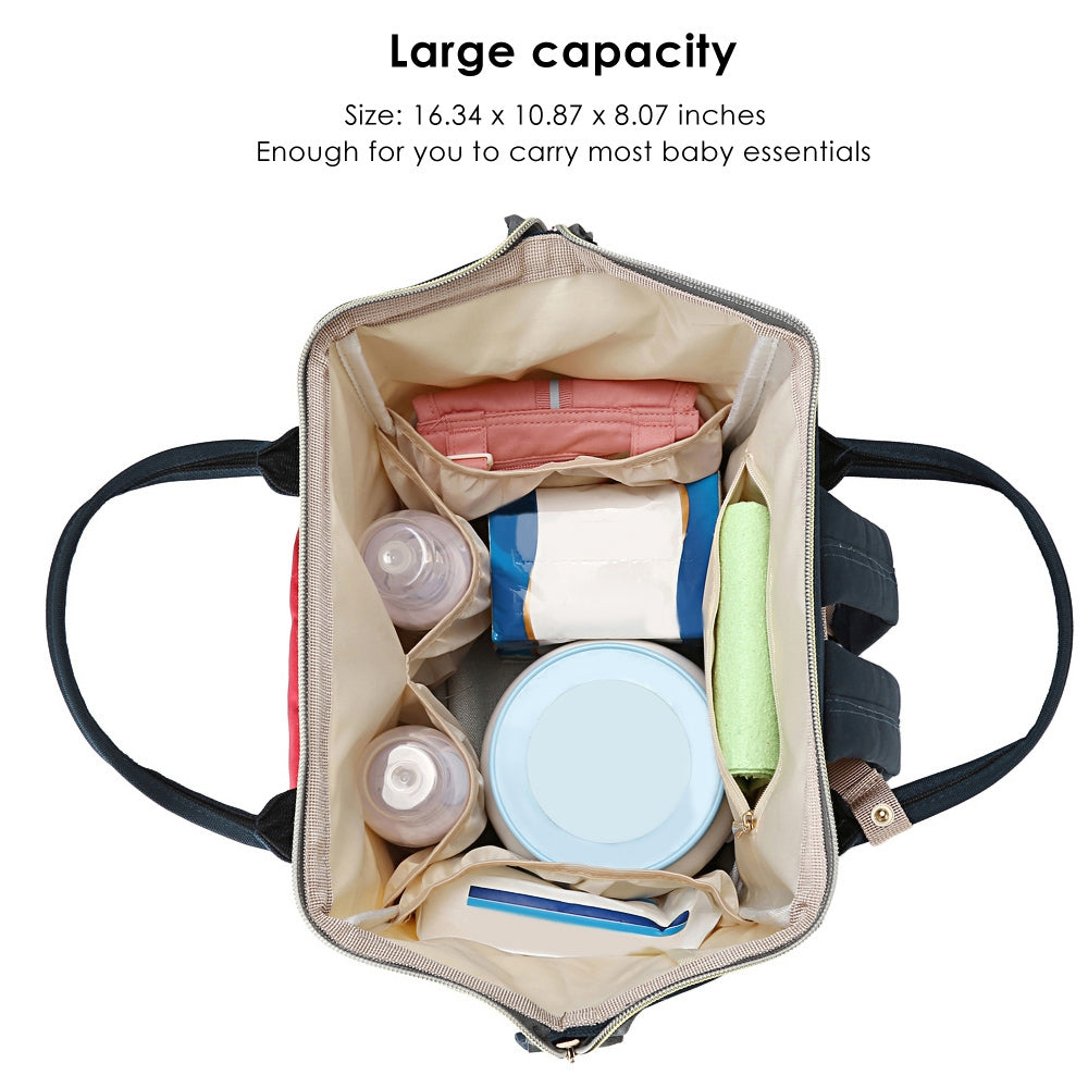All in One Practical Baby Diaper Bag with Separate Pocket
