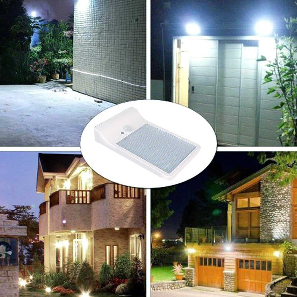 BRELONG 36LED Solar Infrared Sensory Courtyard Lighting Wall Light