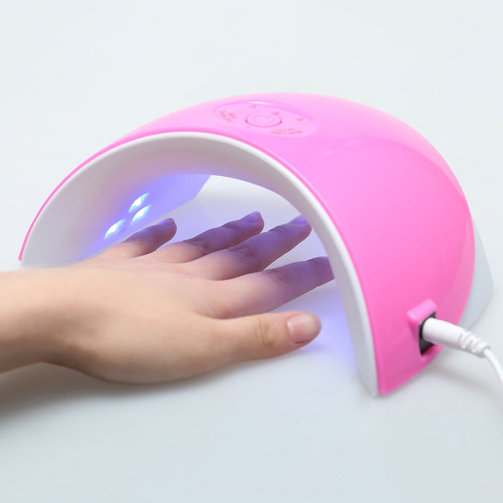 36W UV LED Nail Lamp Dual Light Source Dryer for All Gels Polish Manicure