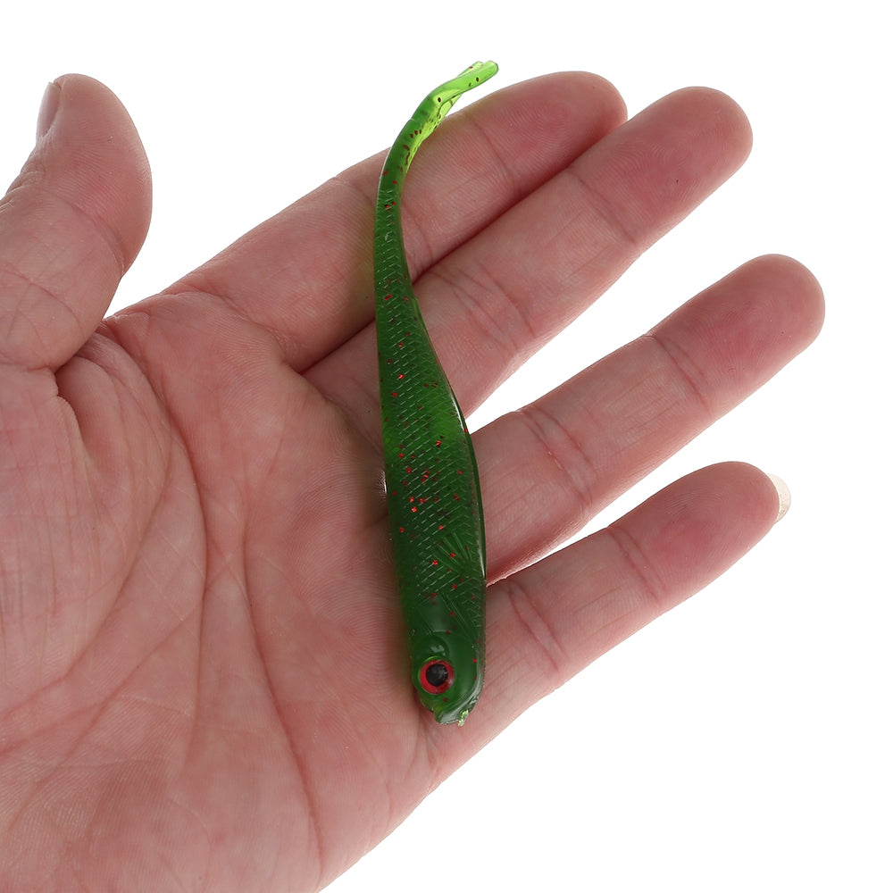 A FISH LURE Soft Fishing Lures Long Tail Artificial Bait 4pcs