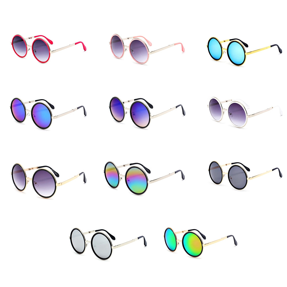 3312 Unisex Sunglasses Modern Trendy Round Shape