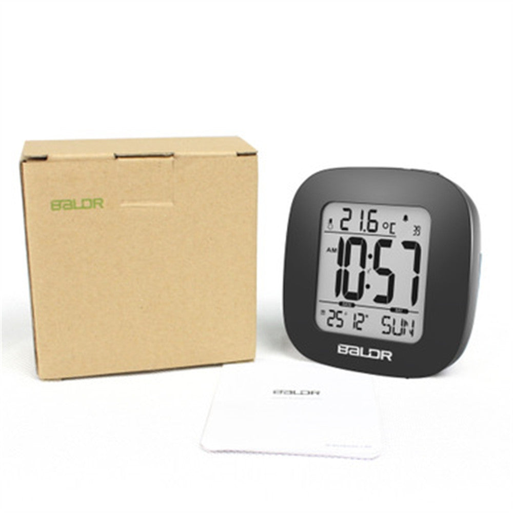 Digital Temperature Humidity Meter Wall Clock