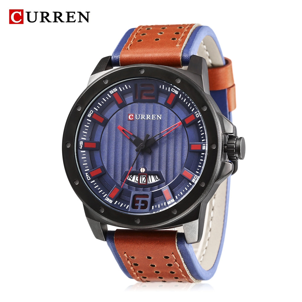 Curren 8293 Male Quartz Calendar Watch