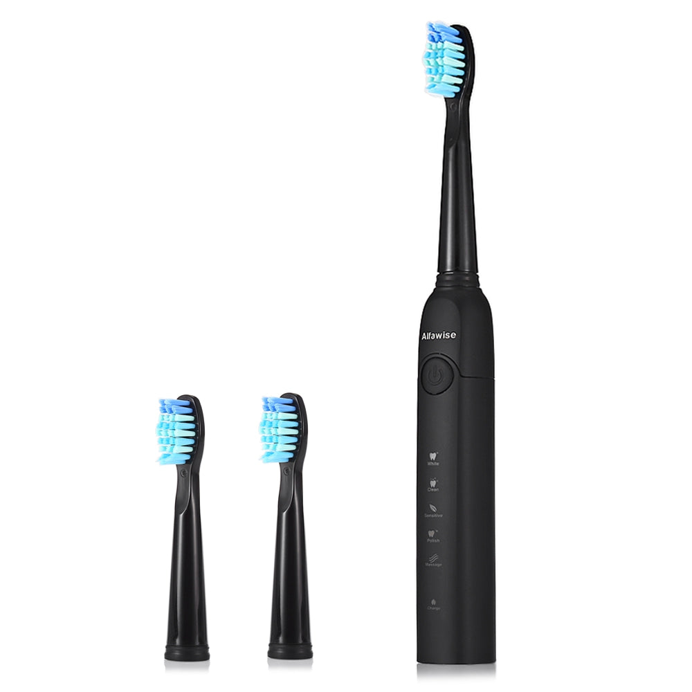 Alfawise SG - 949 Sonic Electric Toothbrush with Smart Timer Five Brushing Modes Waterproof with...