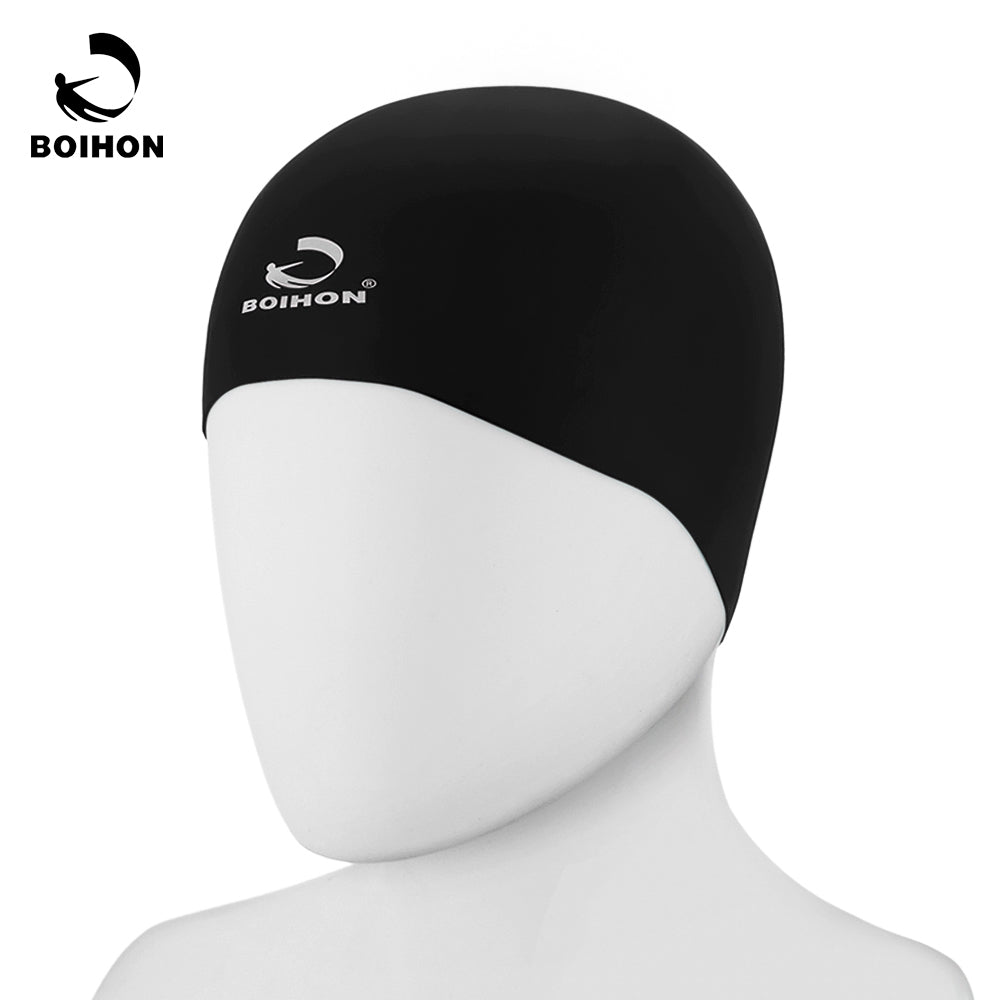 BOIHON BH203 Silicone Swimming Cap Male Female Pool Hat