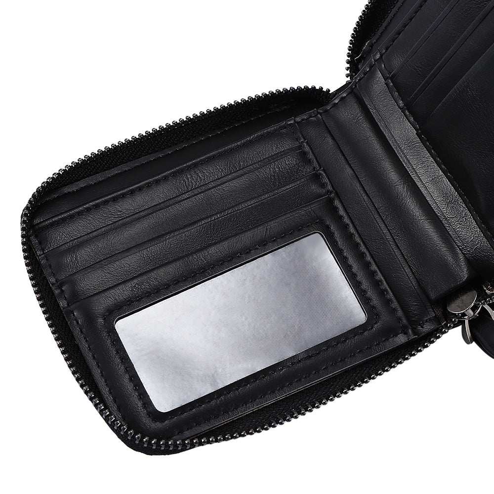 Baellerry Men Wallet Simple Style Short Section Soft PU Leisure Casual Folder Bag