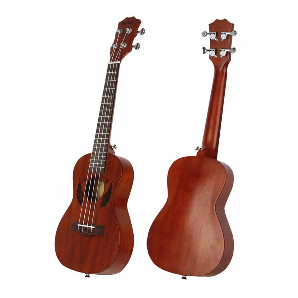 Concert Ukulele 23 Inch Mahogany Aquila Strings Beginner Kit  ( Devil )