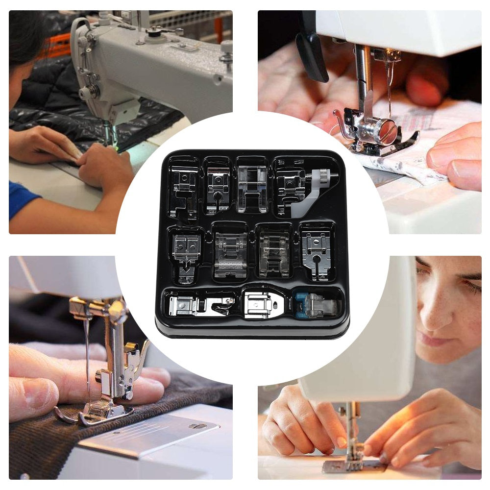 Domestic Sewing Machine Presser Foot Accessories 11PCS