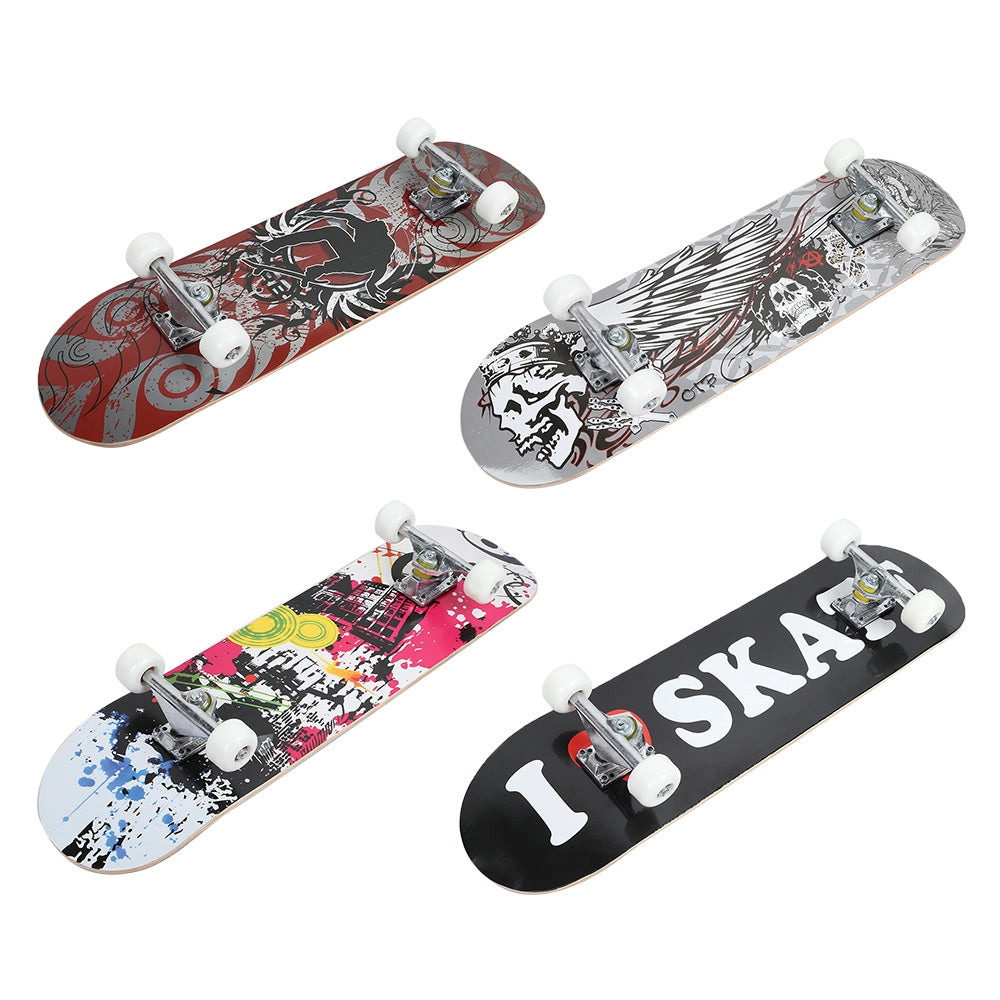 4 Wheels Skate Board Street Skateboard for Kids Adults