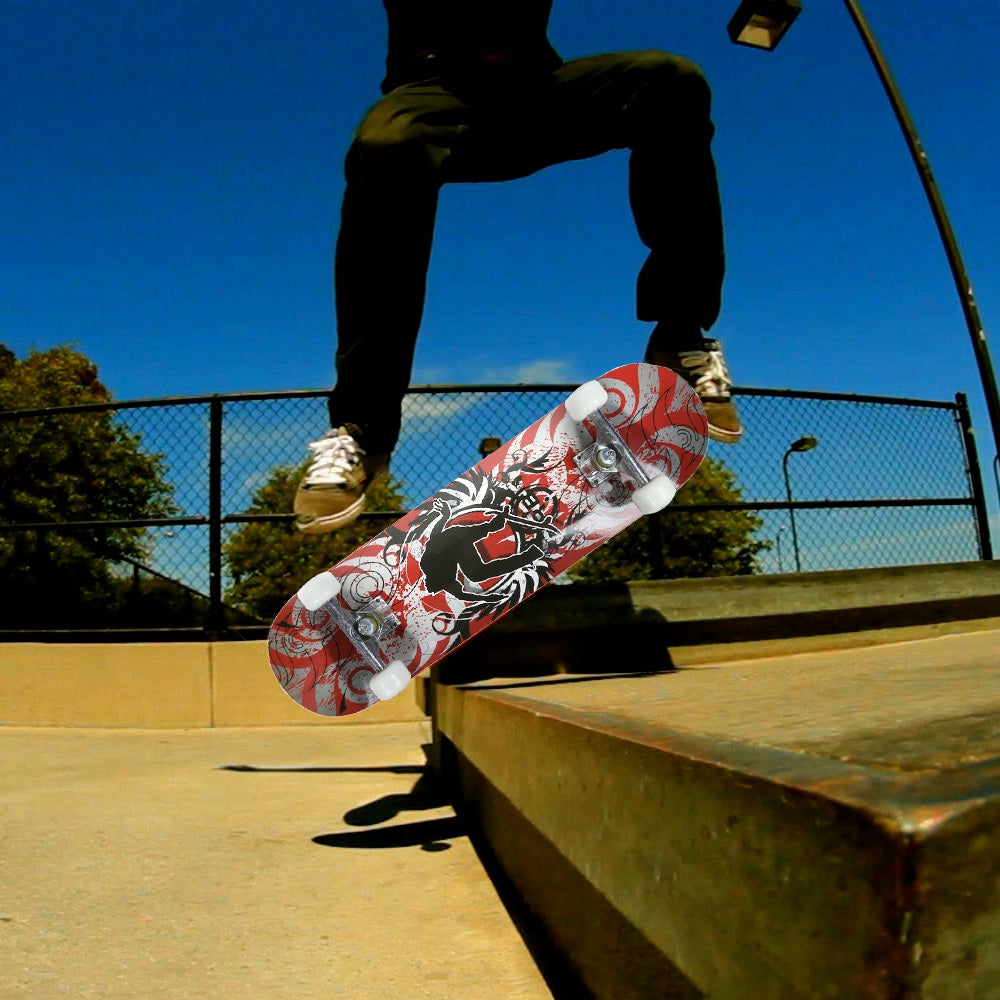 4 Wheels Skate Board Street Skateboard for Kids Adults
