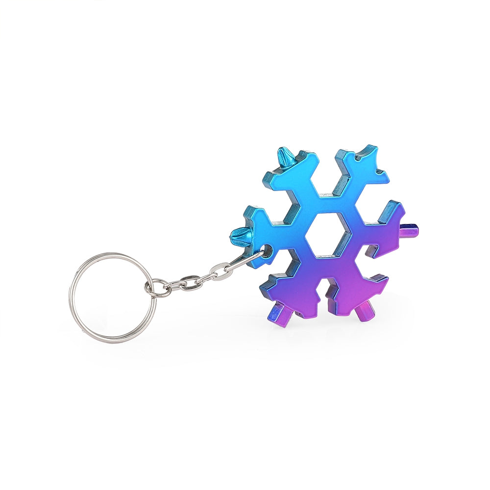 Creative 19-in-1 Snowflake Shape Multifunctional Tool Gadget