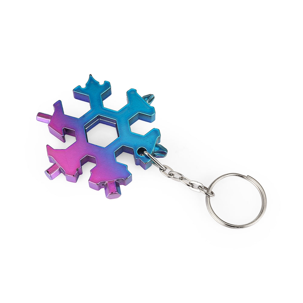 Creative 19-in-1 Snowflake Shape Multifunctional Tool Gadget