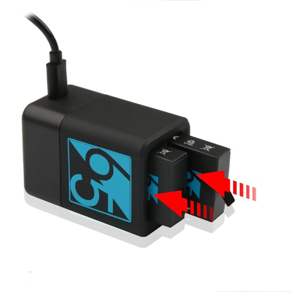Dual battery charger for Gopro Hero 5 / Gopro Hero 6