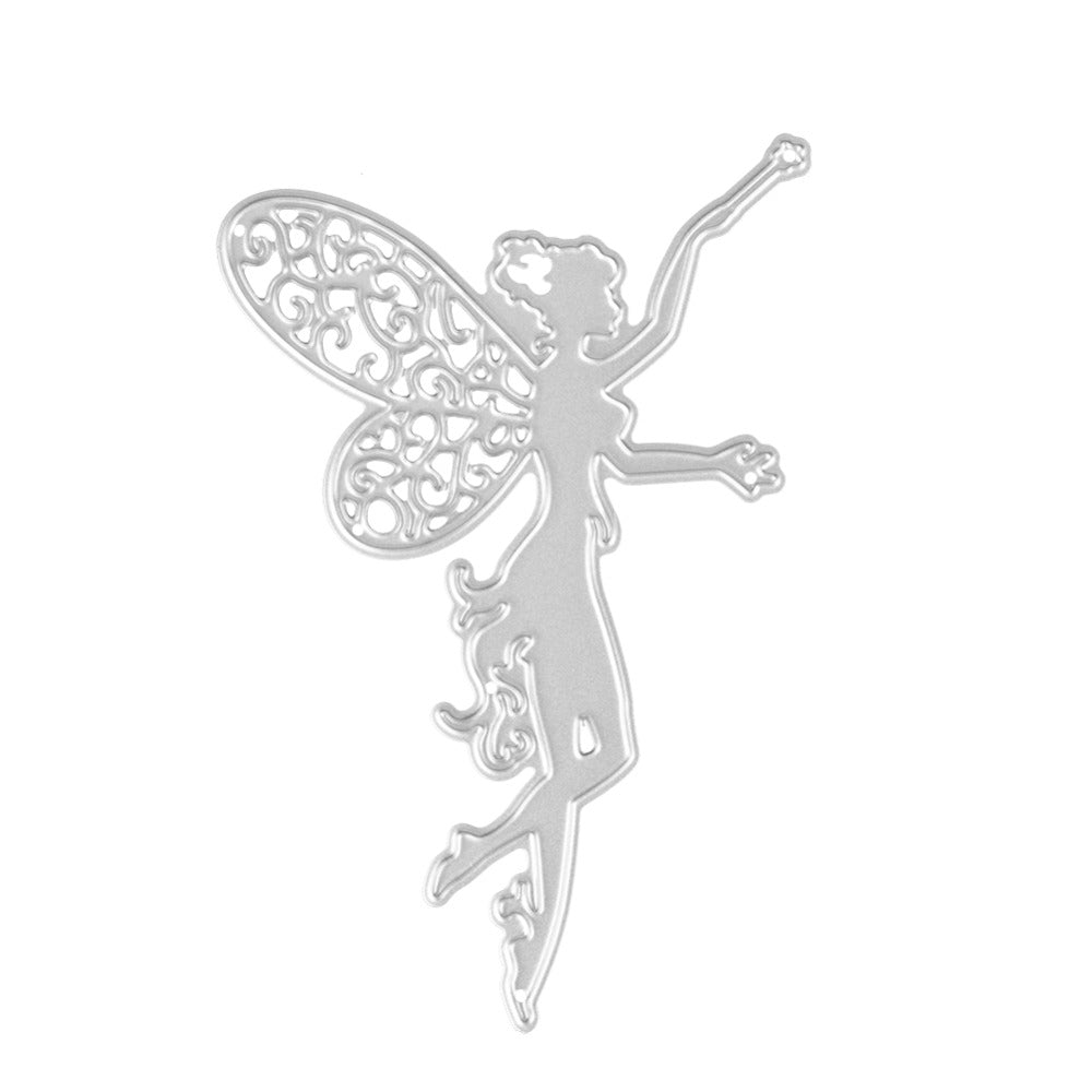 Angel Pattern Carbon Steel Stencil Template Mould for DIY Scrapbook Album Paper Card Embossing C...