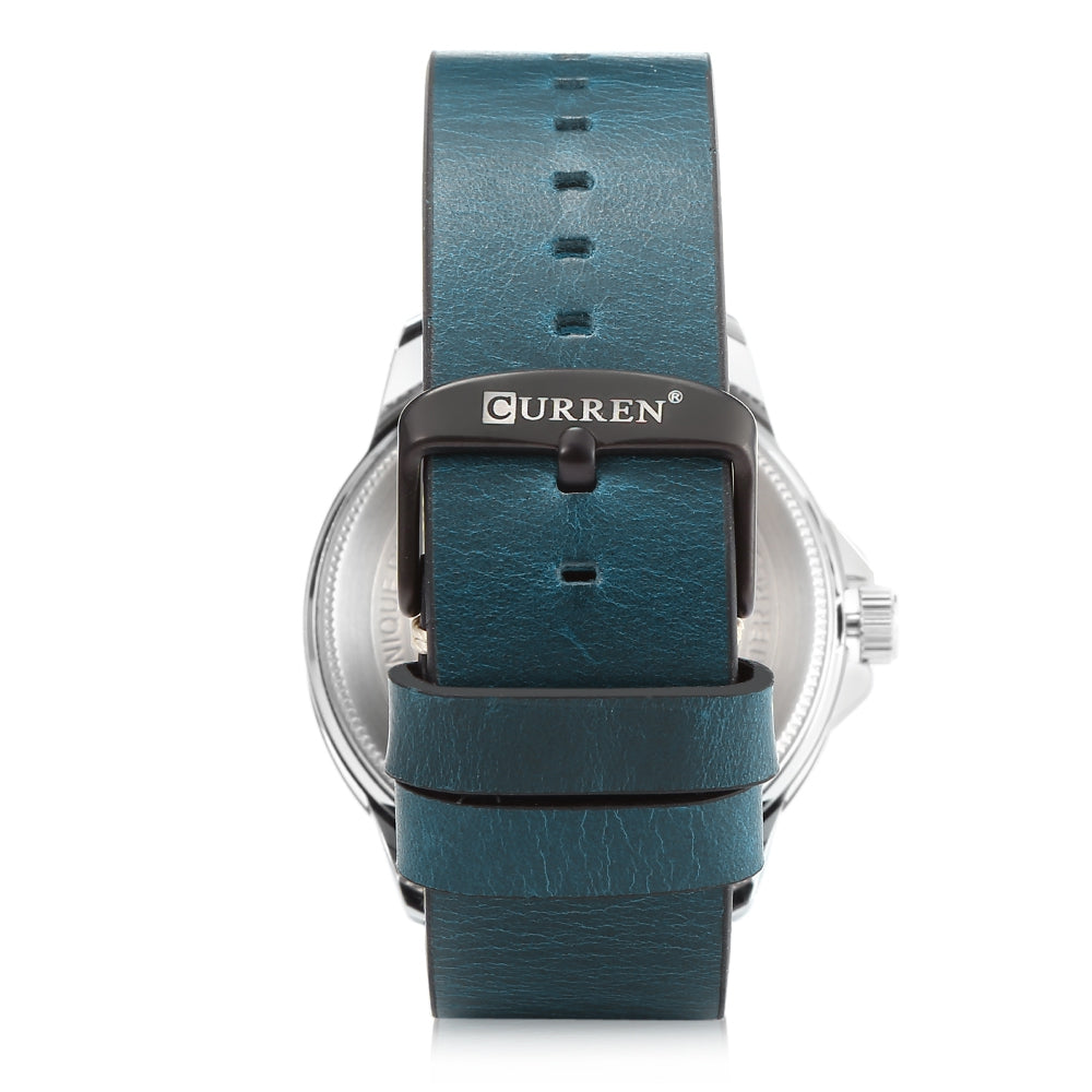 CURREN 8307 Male Quartz Watch Calendar Leisure Wristwatch