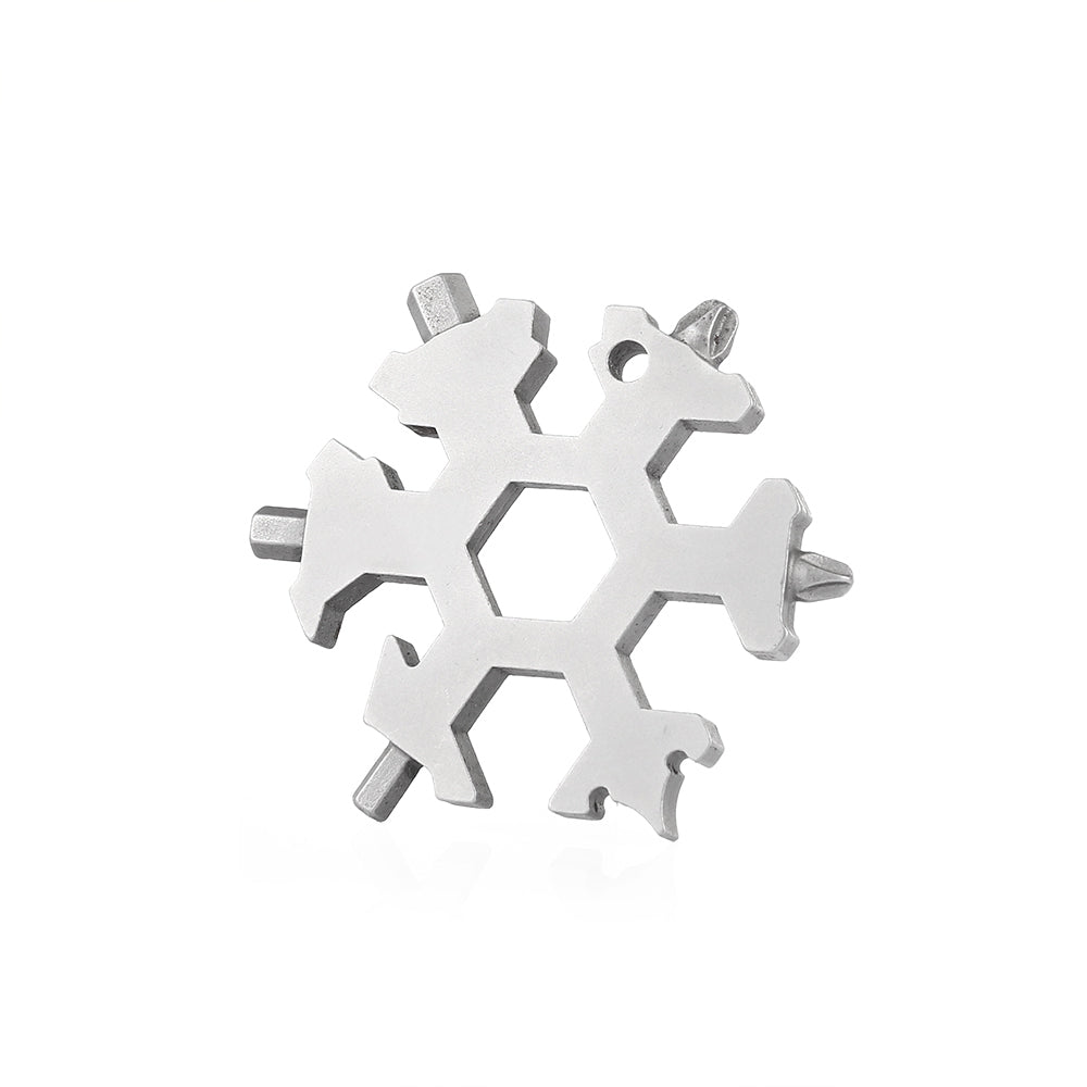 Creative 19-in-1 Snowflake Shape Multifunctional Tool Gadget