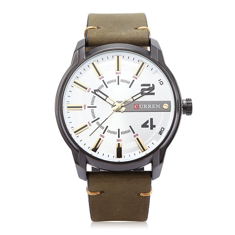 CURREN 8306 Male Quartz Watch Casual Business Wristwatch