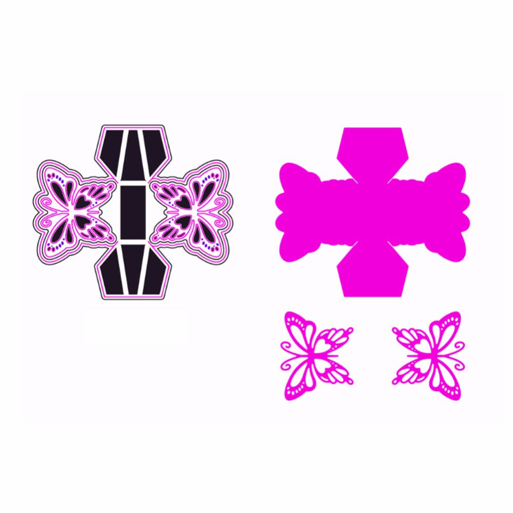 DIY Stereo Butterfly Pattern Metal Cutting Dies Set for Decoration