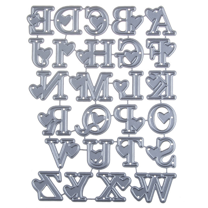 DIY Alphabet Metal Embossing Cutting Dies for Scrapbooking 3D Stamp Handmade Card Making
